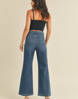 The Raley Patch Pocket Wide Leg Jeans