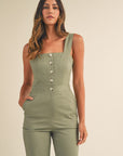 The Sabelle Square Neck Jumpsuit