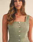 The Sabelle Square Neck Jumpsuit