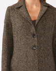 The Sable Chevron Coat
