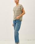 The Sadie Sage Striped Crochet Top