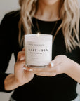 The Salt + Sea Soy Candle by Sweet Water Decor