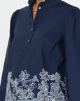 The Samara Embroidered Blouse Top