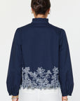 The Samara Embroidered Blouse Top