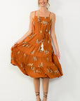 The Selina Cheetah Print Tiered Dress