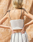 The Sera Eyelet Top + Skirt Set - Sold Separately