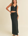 The Sera Knit Vest + Skirt Set - Sold Separately