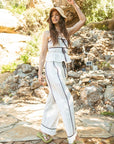 The Sera Eyelet Top + Pants Set - Sold Separately