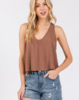 The Seren Racerback Crop Top