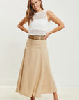The Serena Fit & Flare Skirt with Belt