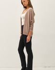 The Shanti Mocha Dolman Sleeve Cardigan