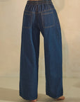 The Shelby Dark Denim Drawstring Pants