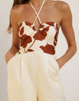 The Sorrel Floral Wide Pant Jumpsuit