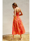 The Karmen Sunset Beaded Maxi Dress