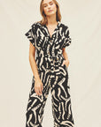 The Saria Collared Jumpsuit