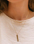 The Mama Bar Necklace by Token Jewelry