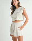 The Tabi Crop Top + Shorts Set - Sold Separately