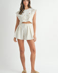 The Tabi Crop Top + Shorts Set - Sold Separately