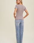 The Tara Scoop Neck Tee