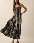 The Tersa Fit & Flare Maxi Dress