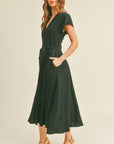 The Tess Button Down Linen Dress