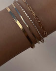 The Charlie Paperclip Chain Bracelet by Mod + Jo