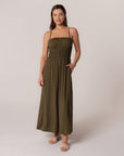 The Eliana Smocked Maxi Dress