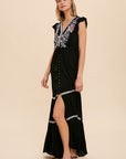 The Everlee Embroidered Maxi Dress