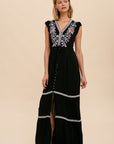 The Everlee Embroidered Maxi Dress