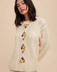 The Gracelyn Floral Sweater