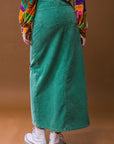 The Haley Corduroy Midi Skirt