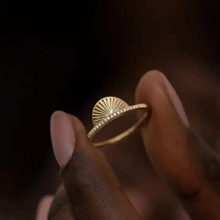 The Sunrise Stone Ring