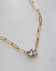 The Toi Et Moi Paperclip Necklace