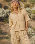 The Tova Beige Top + Pant Set - Sold Separately