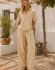 The Tova Beige Top + Pant Set - Sold Separately