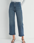 The Ramona Dark Denim Long Wide Leg Jeans