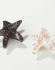 The Ursa Calacatta Starfish Claw Clip