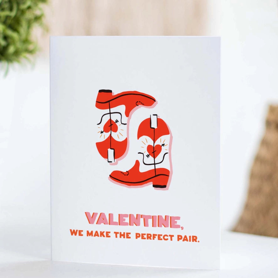 The Valentine Boots Card