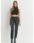The Vicki High Rise Straight Jeans