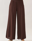 The Amara Chocolate Smocked Pants