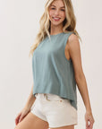 The Marie Teal Top + Shorts Set - Sold Separately