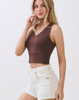 The Yuna Chocolate Crop Top