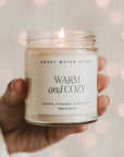 The Warm and Cozy Soy Candle by Sweet Water Decor