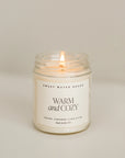 The Warm and Cozy Soy Candle by Sweet Water Decor