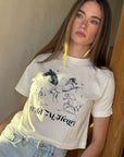 The 'Wild At Heart' Cropped Graphic Tee