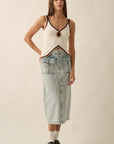 The Wren Colorblock Sweater Tank Top