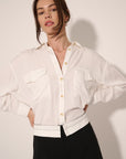 The Adina Collared Button Down Top