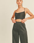 The Aniston Satin Top + Pants Set - Sold Separately *Runway Exclusive*