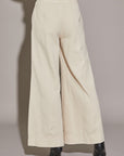 The Astrid Ivory Wide Leg Pants