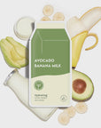 The Avocado Banana Milk Hydrating Plant-Based Milk Sheet Mask by ESW Beauty